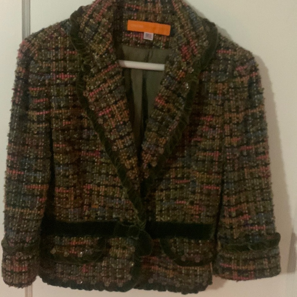 Cynthia Steffe multicolored blazer Size XS